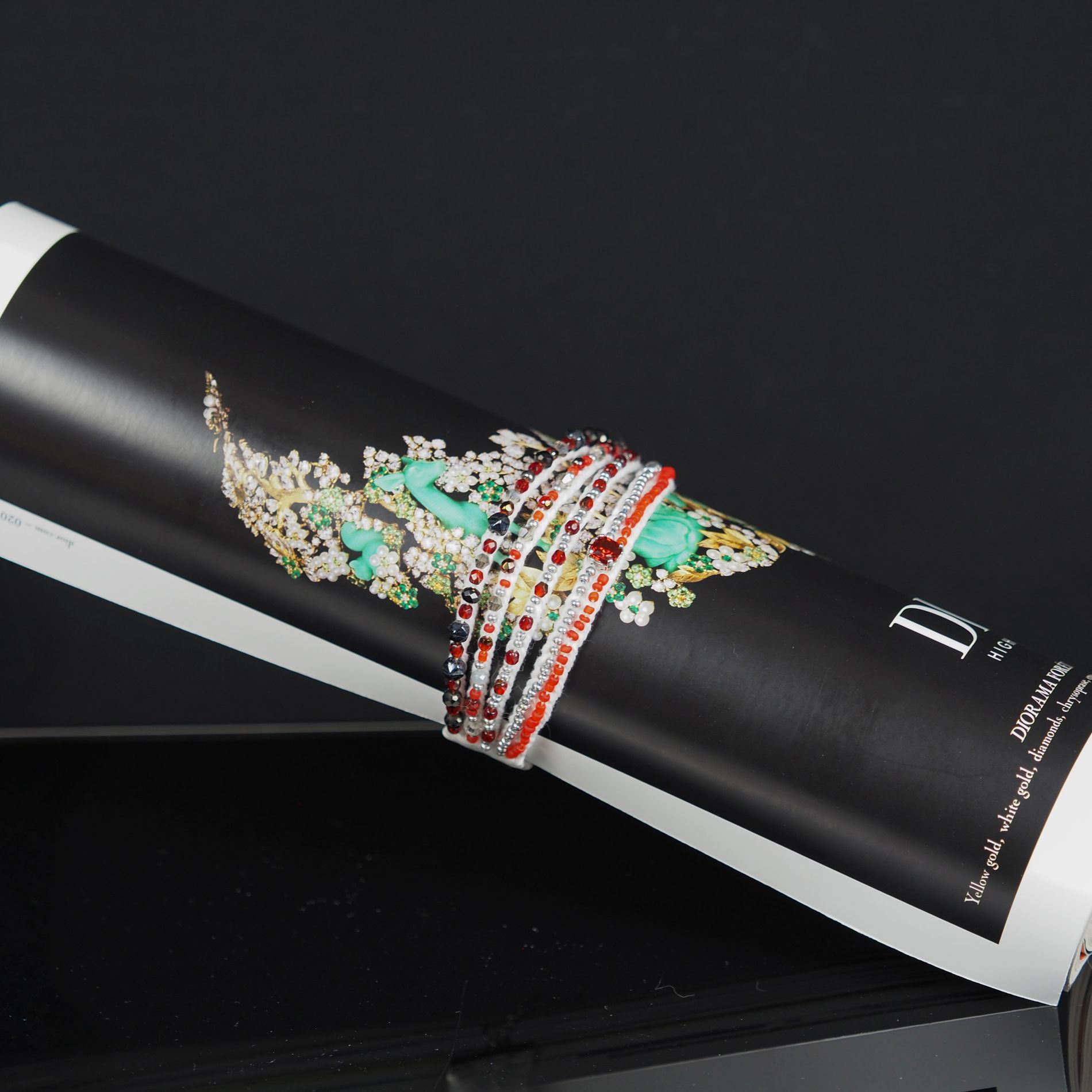 Multi-Strand_Beaded_Bracelet_Pearl_Setting_Technique