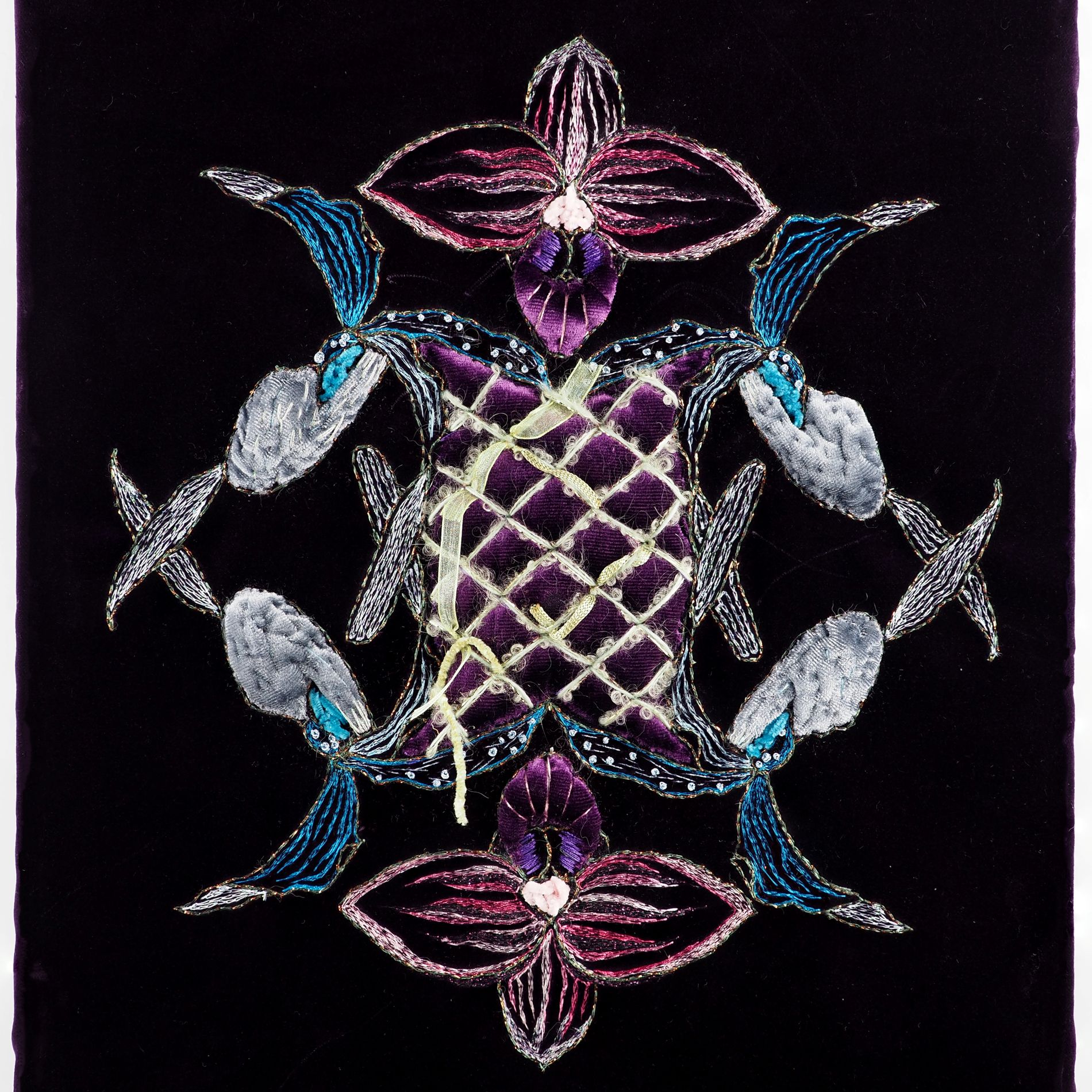 Orchid-Composition-Embroidered-on-Velvet-Textile-Art-by-Ksenia-Semirova.jpg