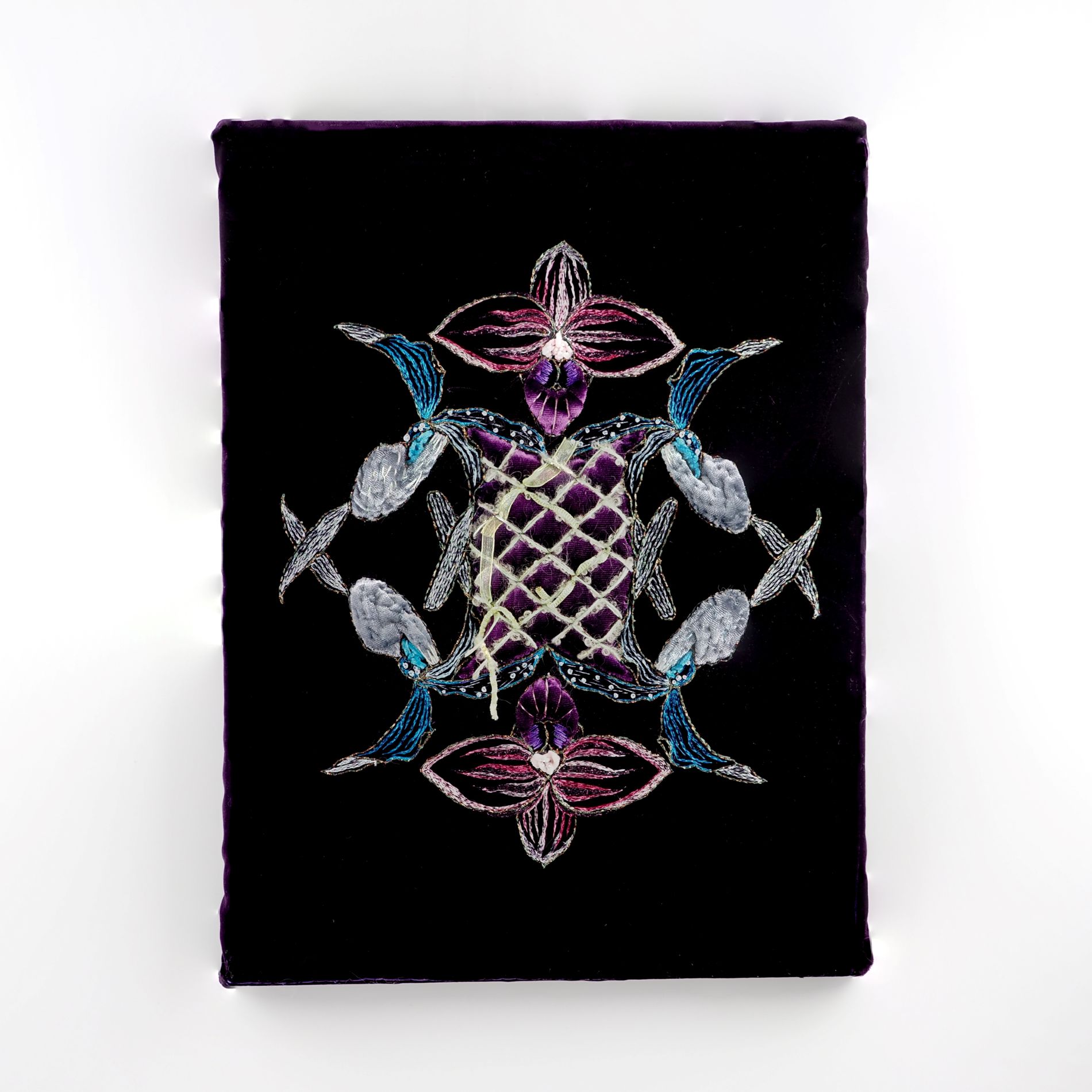 Orchid-Embroidered-Artwork-on-Velvet-by-Ksenia-Semirova-A3-Size.jpg