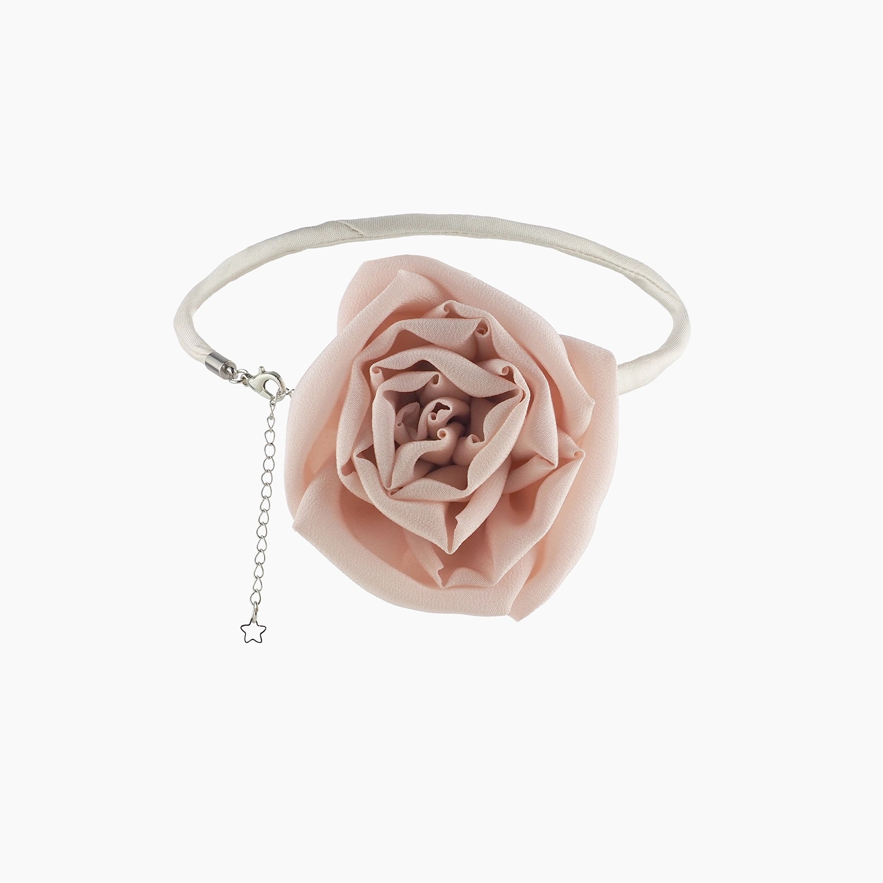 Pink_Silk_Rose_Choker_Necklace_with_Lobster_Clasp