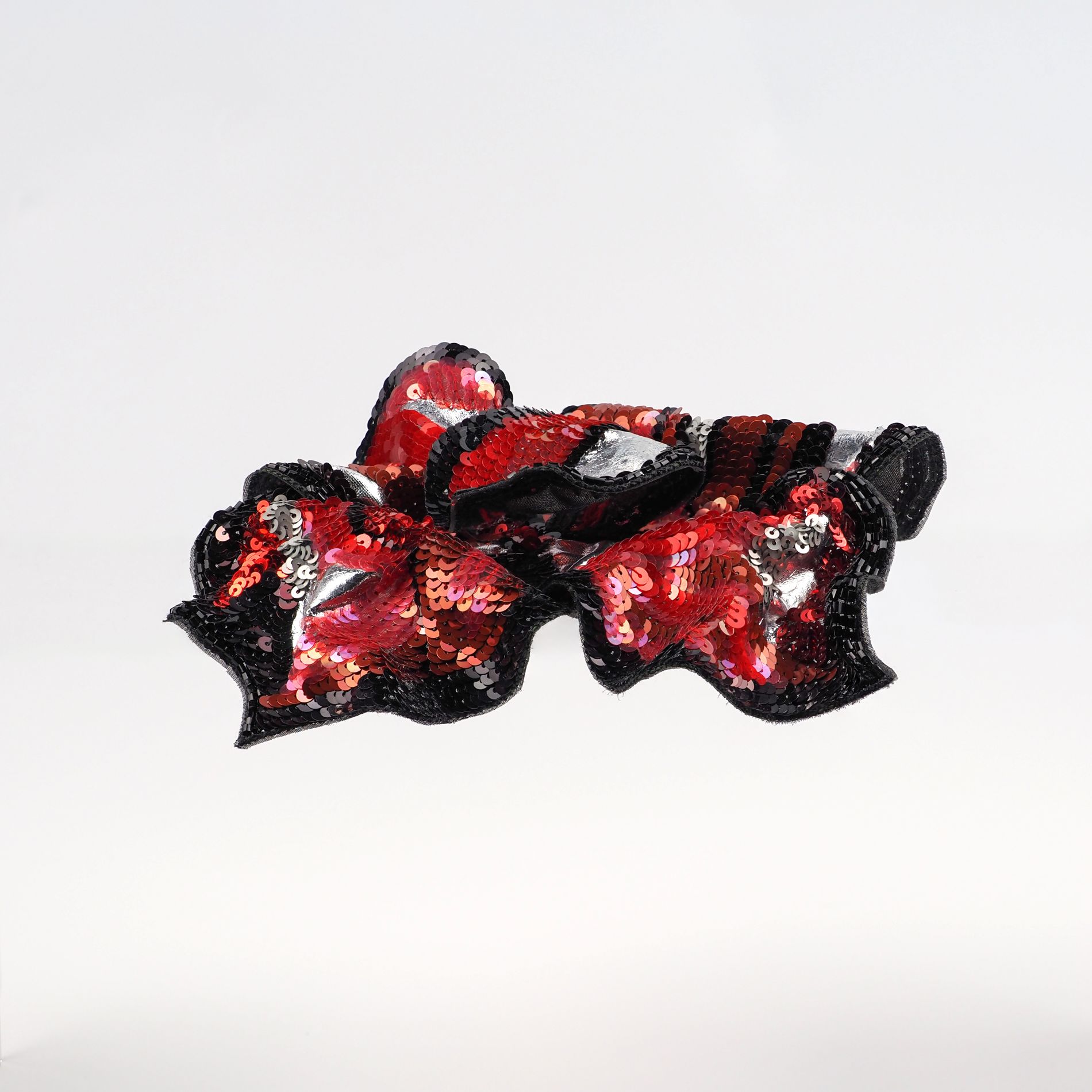 Red_and_Black_Hand_Embroidered_Floral_Brooch_Side_View